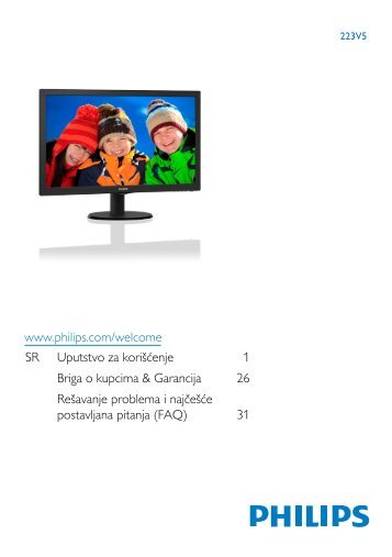 Philips Monitor LCD con SmartControl Lite - Istruzioni per l'uso - SRP