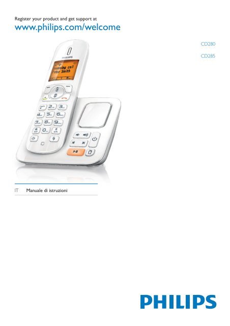Philips BeNear Telefono cordless - Istruzioni per l'uso - ITA