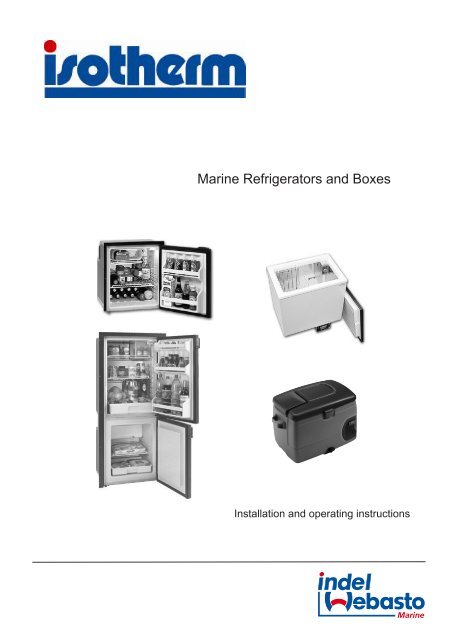 Manual Fridges And Cooling Boxes Indel Webasto Marine