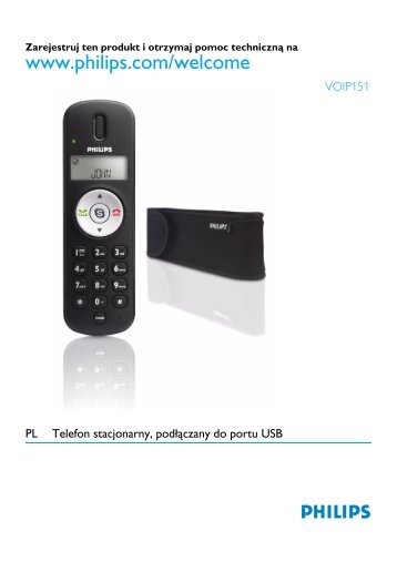 Philips Adattatore telefono per Internet - Istruzioni per l'uso - POL
