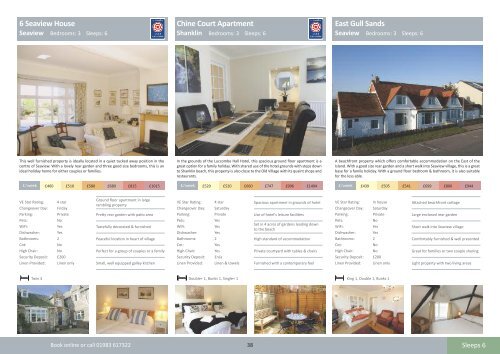 2016 Wight Locations Holiday Cottages Brochure