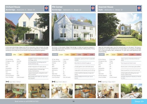 2016 Wight Locations Holiday Cottages Brochure