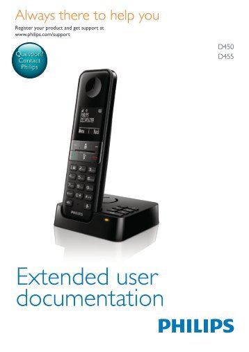 Philips Telefono cordless - Istruzioni per l'uso - ENG