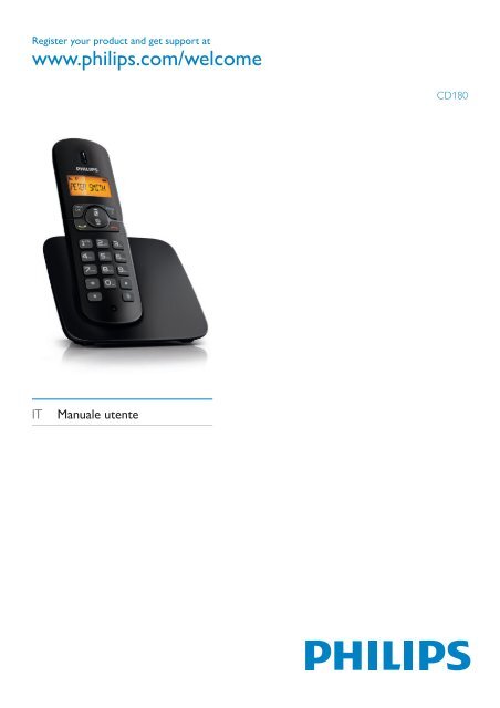 Philips BeNear Telefono cordless - Istruzioni per l'uso - ITA