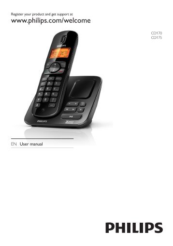 Philips Perfect sound Telefono cordless con segreteria - Istruzioni per l'uso - AEN