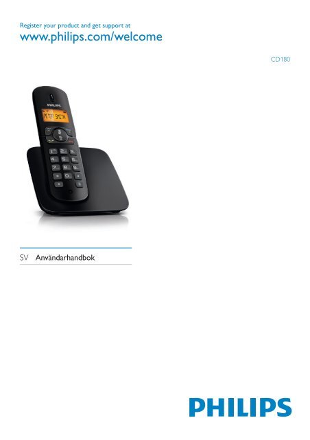 Philips BeNear Telefono cordless - Istruzioni per l'uso - SWE