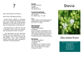 Stevia - Erboristi Lendi