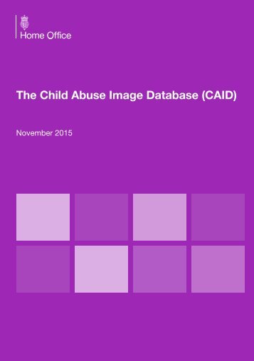 The Child Abuse Image Database (CAID)