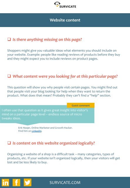 How to understand your website visitors better with active feedback