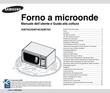 Samsung GW75C - User Manual_1.04 MB, pdf, ITALIAN