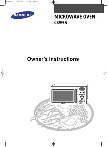 Samsung CK99FS - User Manual_0.44 MB, pdf, ENGLISH