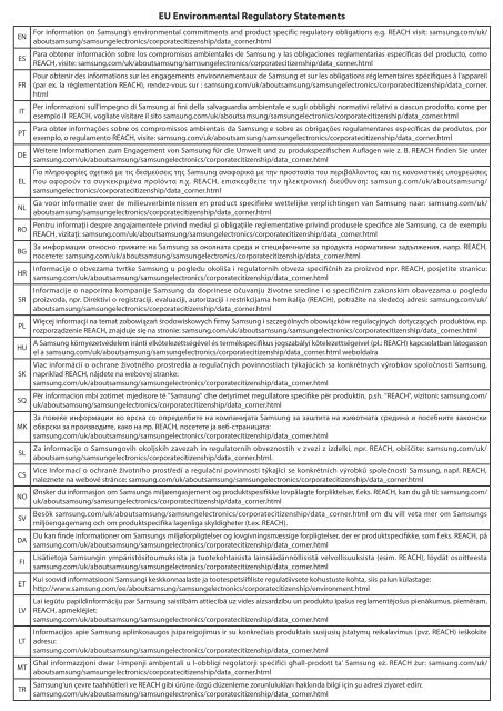 Samsung Combinato Smart Oven&trade; MC32J7035DK - User Manual(EU Environmental Regulatory)_0.01MB, pdf, ITALIAN