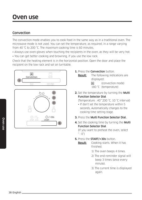 Samsung Combinato Smart Oven&trade; MC32J7035DK - User Manual_17.5 MB, pdf, ITALIAN