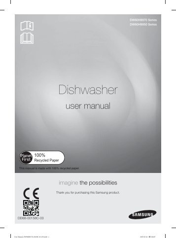 Samsung DW60H9970FS/EF - User Manual_0.01MB, pdf, ENGLISH, DUTCH, FRENCH, GERMAN, SPANISH