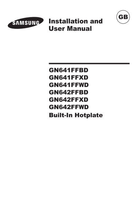 Samsung GN642FFXD - User Manual_1.69 MB, pdf, ENGLISH