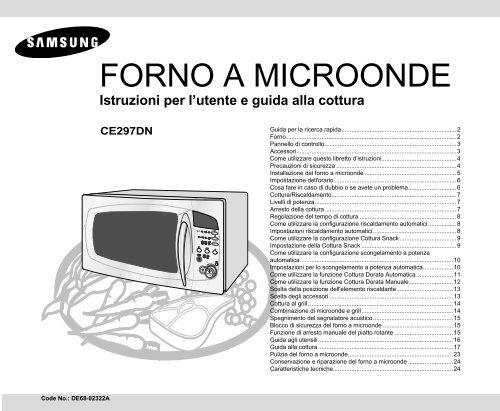 Samsung CE297DN - User Manual_1.2 MB, pdf, ITALIAN