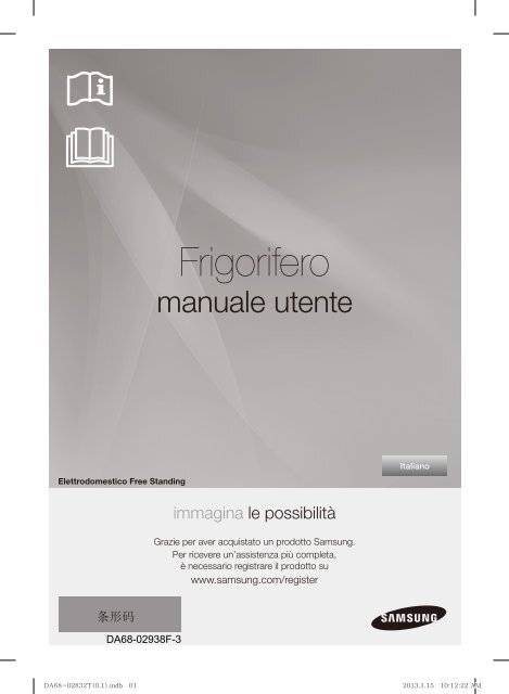 Samsung Doppia Porta Smart Line RT29FARADSA - User Manual_6.21 MB, pdf,  ITALIAN