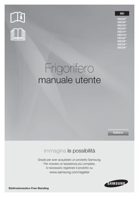 Samsung Combinato Smart Line RB31FEJNCSA - User Manual_0.01MB, pdf, ITALIAN