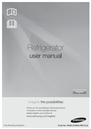 Samsung RT63FBPN - User Manual_38.08 MB, pdf, ENGLISH, ARABIC, FRENCH, HEBREW, RUSSIAN