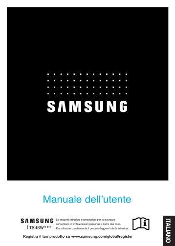 Samsung TS 48 WLUS - User Manual_2.2 MB, pdf, ITALIAN
