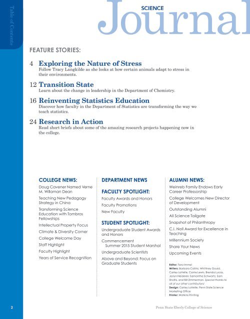 December 2015 Science Journal