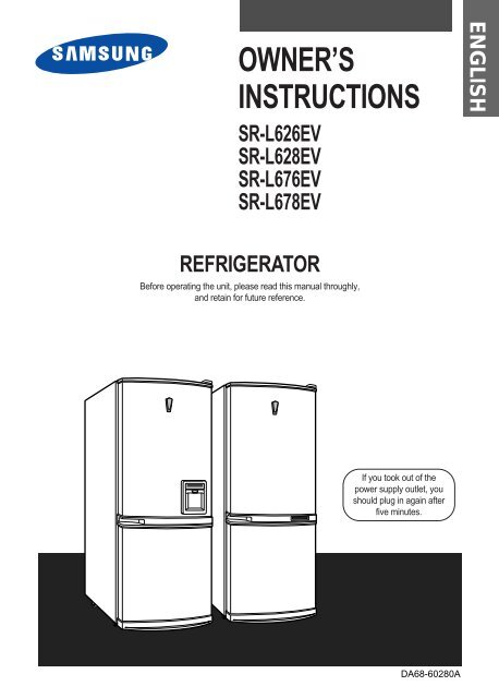 Samsung SR-L626EV - User Manual_0.67 MB, pdf, ENGLISH