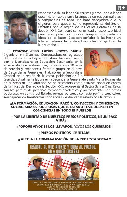 La televisiva y sanguinaria evaluación sólo podrá frenarse con una combativa LUCHA SINDICAL.