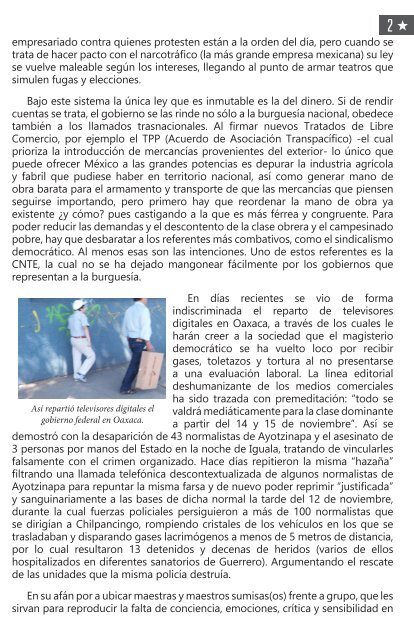 La televisiva y sanguinaria evaluación sólo podrá frenarse con una combativa LUCHA SINDICAL.