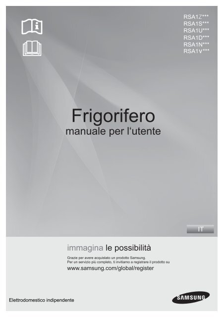 Samsung Side By Side Serie A1 RSA1UTMG - User Manual_0.01MB, PDF, ITALIAN