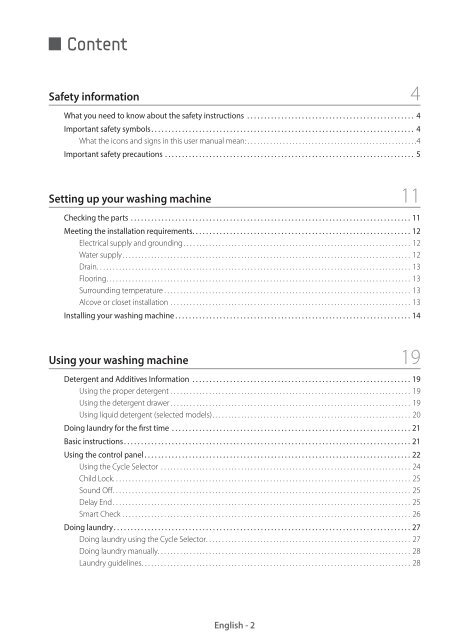 Samsung Wf80f5e5u4x Quick Guide 0 01mb Pdf English Arabic