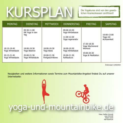 Flyer 1-2016 Januar-Juli