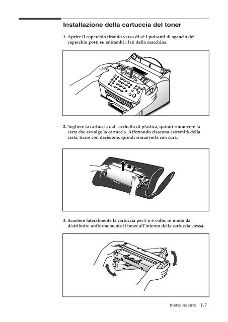 Samsung SF-515 - User Manual_4.37 MB, pdf, ITALIAN