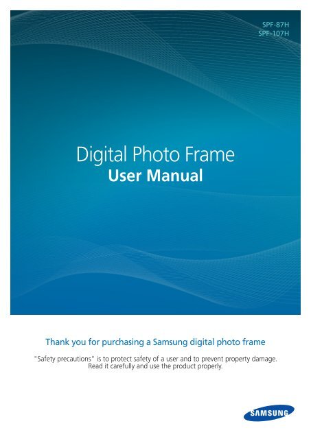 Samsung SPF-107H - User Manual(Model code type: LP**IPLE*)_10.5 MB, pdf, ENGLISH