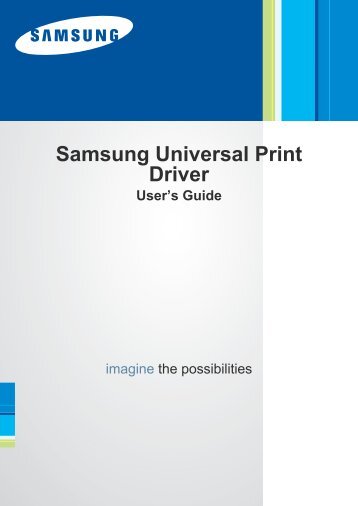 Samsung SCX-4321 - Universal Print Driver Guide_1.11 MB, pdf, ENGLISH