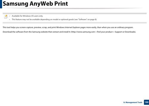 Samsung Multifunzione b/n MultiXpress SL-K7500LX (A3) (50 ppm) - User Manual_36.16 MB, pdf, ENGLISH