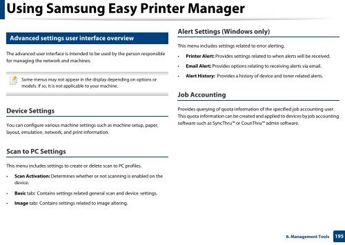 Samsung Multifunzione b/n MultiXpress SL-K7500LX (A3) (50 ppm) - User Manual_36.16 MB, pdf, ENGLISH