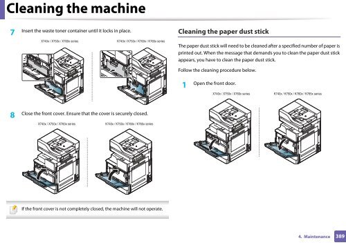 Samsung Multifunzione b/n MultiXpress SL-K7500LX (A3) (50 ppm) - User Manual_36.16 MB, pdf, ENGLISH