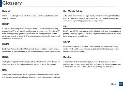 Samsung Multifunzione b/n MultiXpress SL-K7500LX (A3) (50 ppm) - User Manual_36.16 MB, pdf, ENGLISH