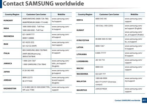 Samsung Multifunzione b/n MultiXpress SL-K7500LX (A3) (50 ppm) - User Manual_36.16 MB, pdf, ENGLISH