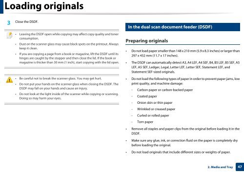 Samsung Multifunzione b/n MultiXpress SL-K7500LX (A3) (50 ppm) - User Manual_36.16 MB, pdf, ENGLISH