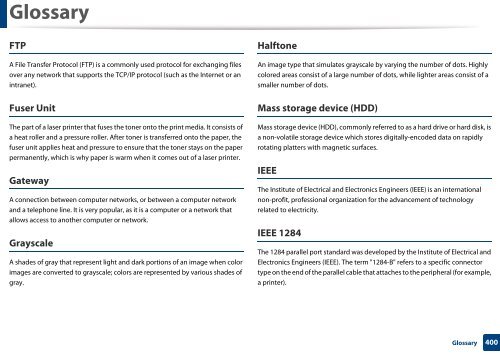 Samsung Multifunzione b/n MultiXpress SL-K7400LX (A3) (40 ppm) - User Manual_36.16 MB, pdf, ENGLISH