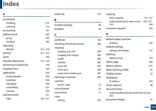 Samsung Multifunzione b/n MultiXpress SL-K7500GX (A3) (50 ppm) - User Manual_36.16 MB, pdf, ENGLISH