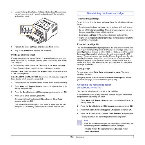 Samsung ML-3051N - User Manual_9.08 MB, pdf, ENGLISH