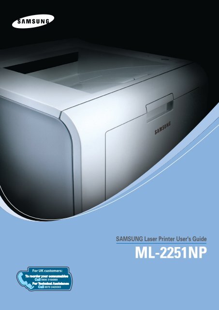 Samsung ML-2251NP - User Manual_7.19 MB, pdf, ENGLISH