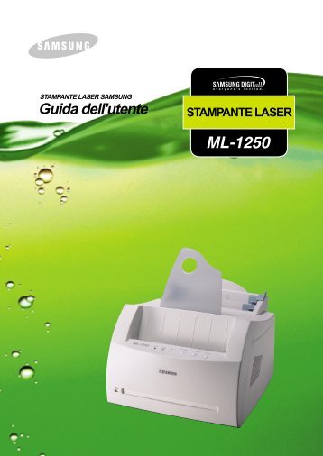 Samsung ML-1250 - User Manual_4.2 MB, pdf, ITALIAN