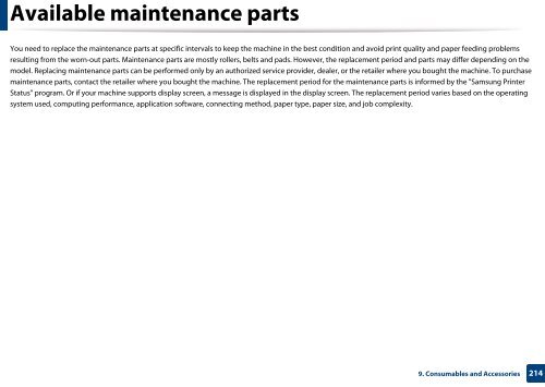 Samsung Multifunzione b/n MultiXpress SL-K7400GX (A3) (40 ppm) - User Manual_36.16 MB, pdf, ENGLISH