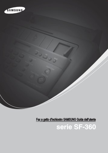 Samsung SF-360 - User Manual_3.53 MB, pdf, ITALIAN