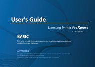 Samsung Stampante Laser a colori ProXpress C2620DW (26 ppm) - User Manual_39.93 MB, pdf, ENGLISH