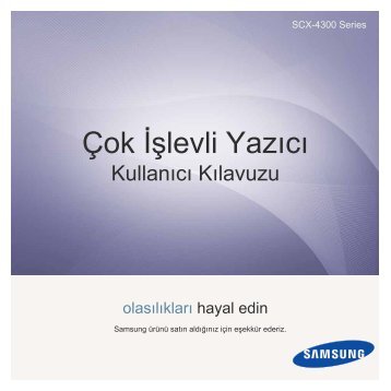 Samsung SCX-4300 - User Manual_4.53 MB, pdf, TURKISH, MULTI LANGUAGE