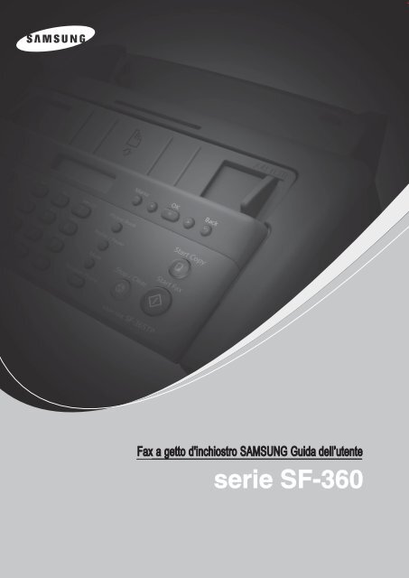 Samsung SF-365TP - User Manual_3.53 MB, pdf, ITALIAN